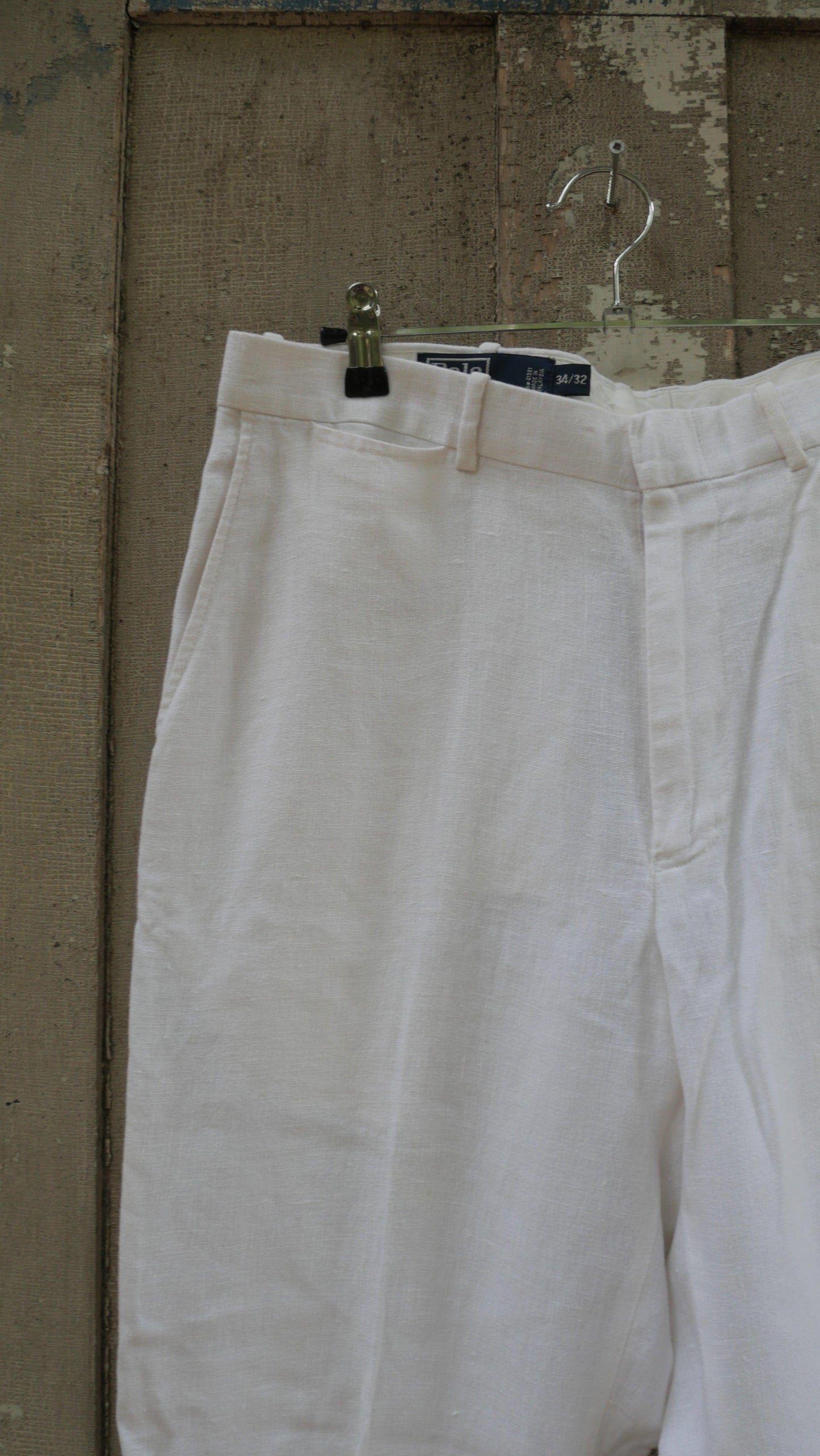 2000s Linen Polo Pants | 34