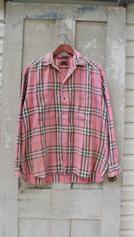 1990s Faded Cotton Flannel | L