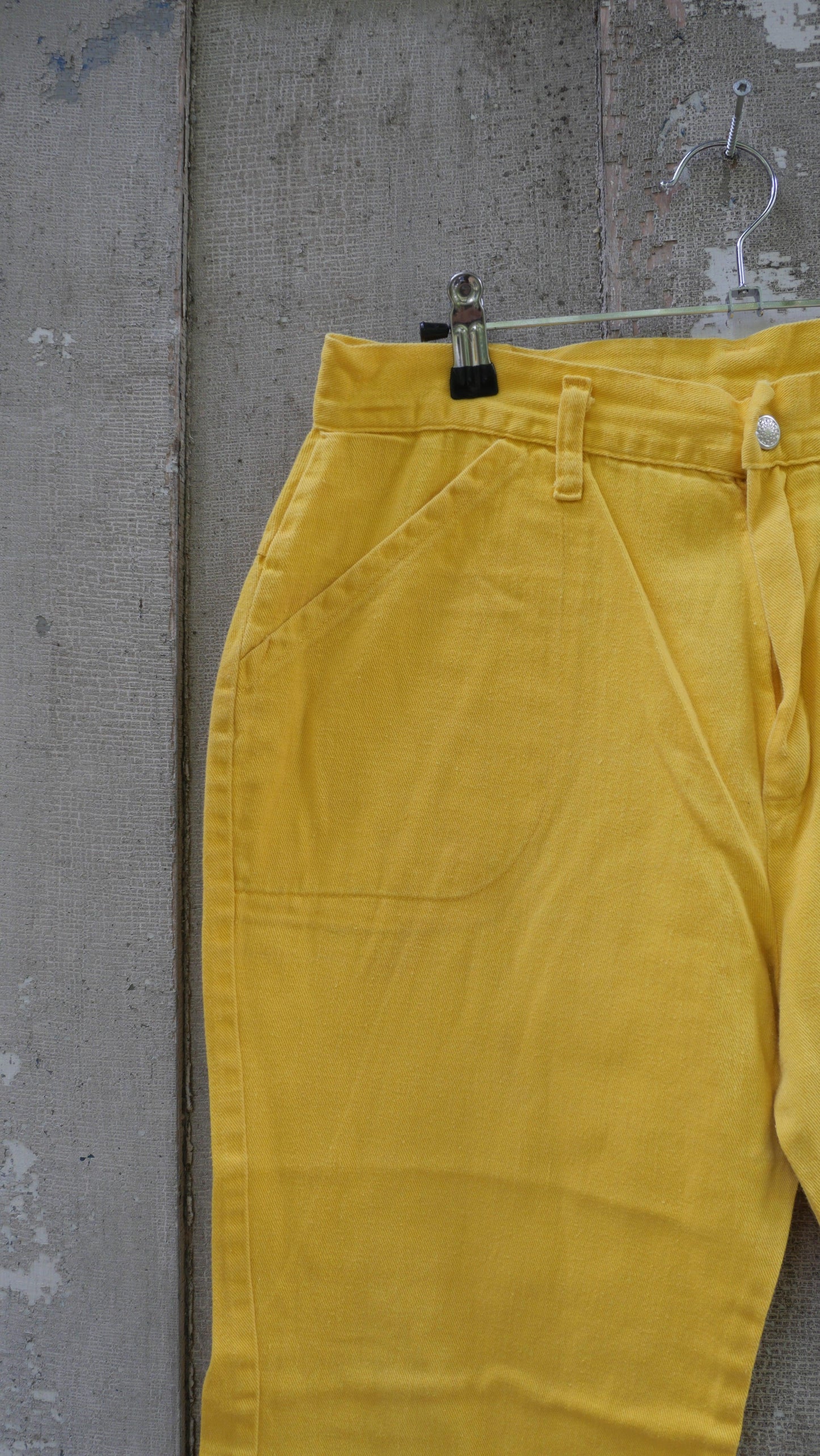1970s Yellow Bell Bottoms | 30