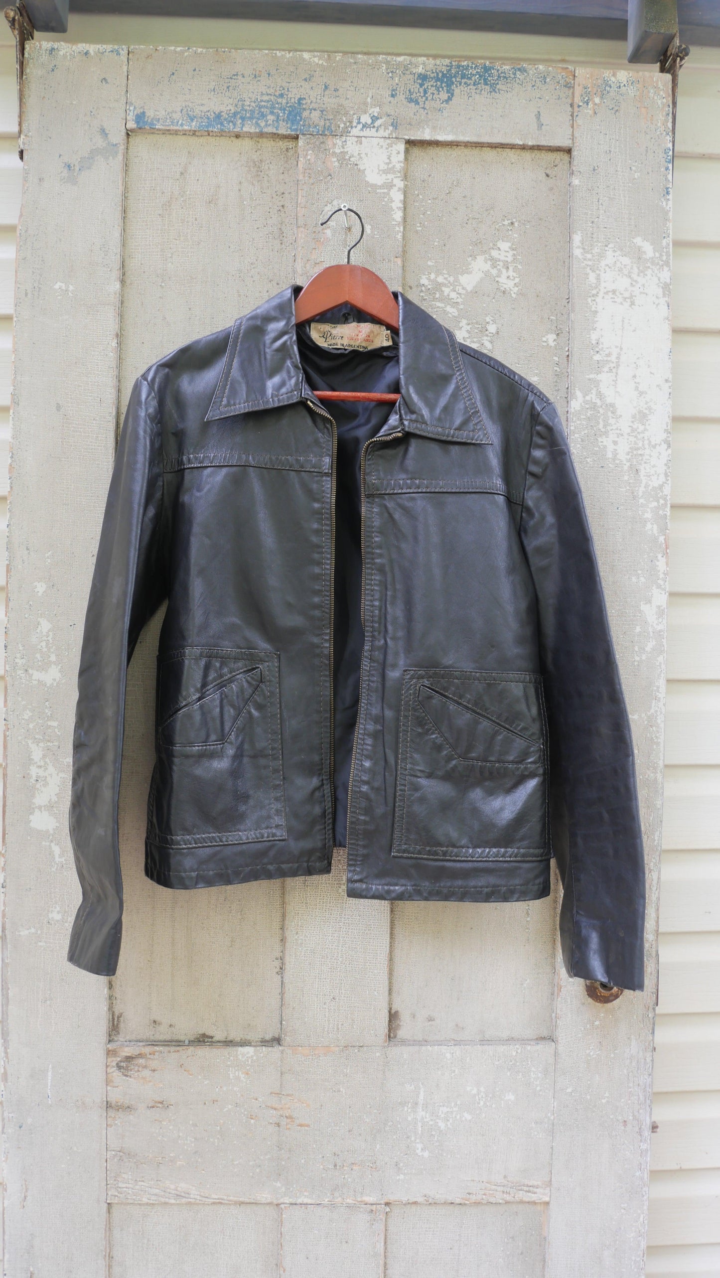 1970s Leather Jacket | M