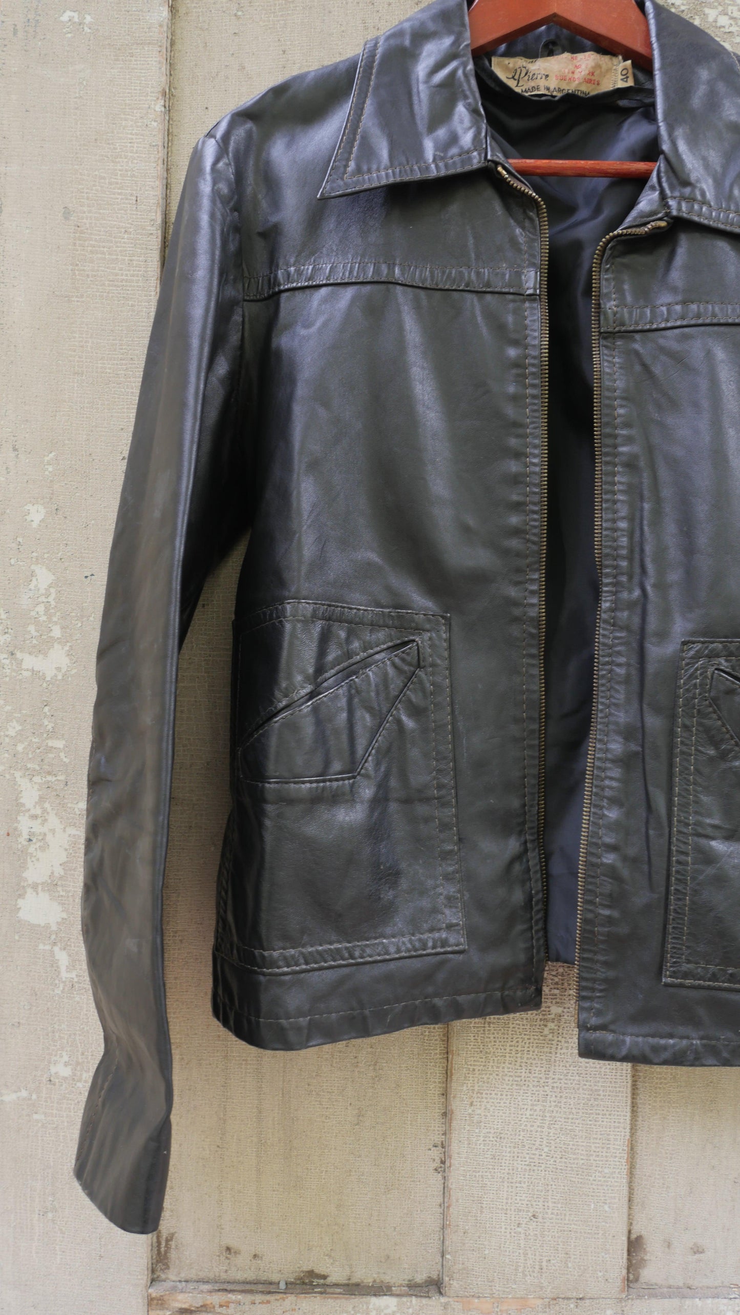 1970s Leather Jacket | M