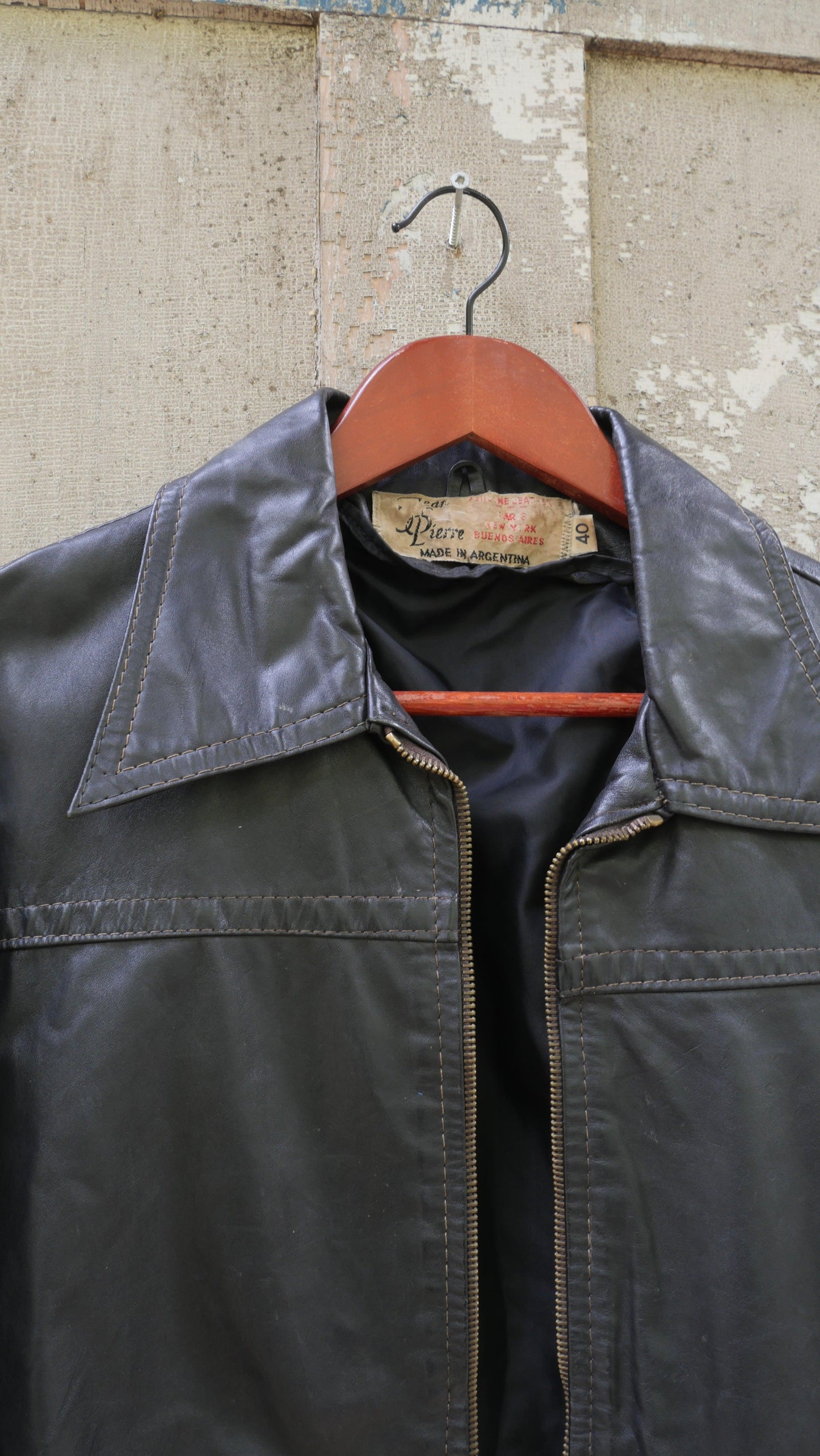 1970s Leather Jacket | M