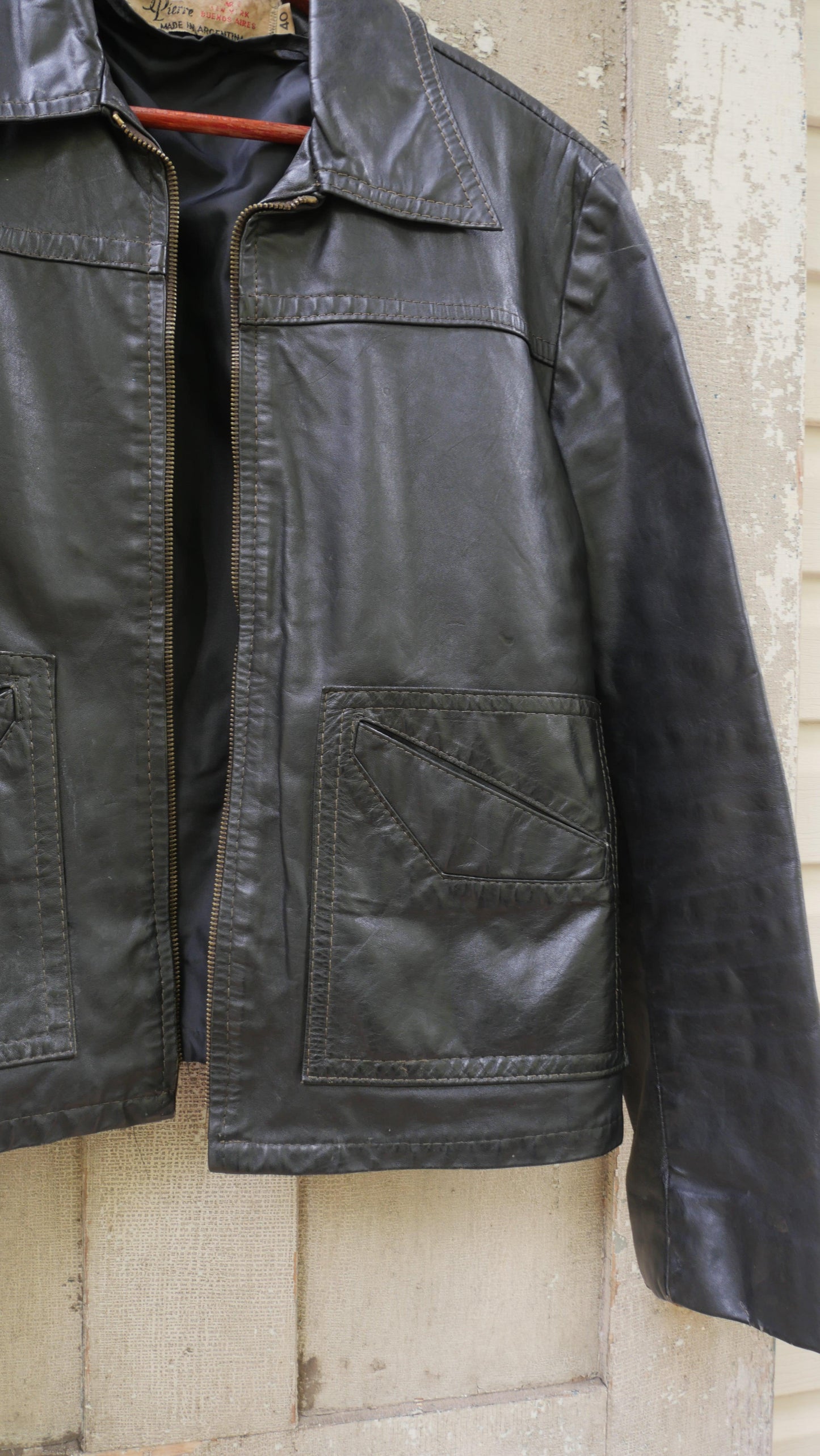 1970s Leather Jacket | M
