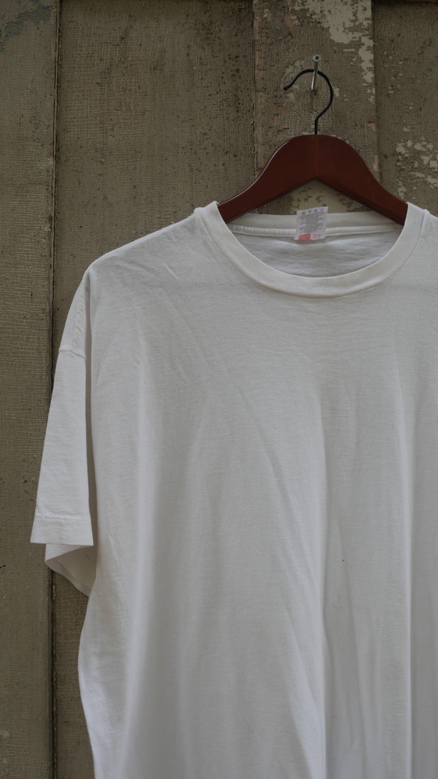 1990s Hanes White Tee | L