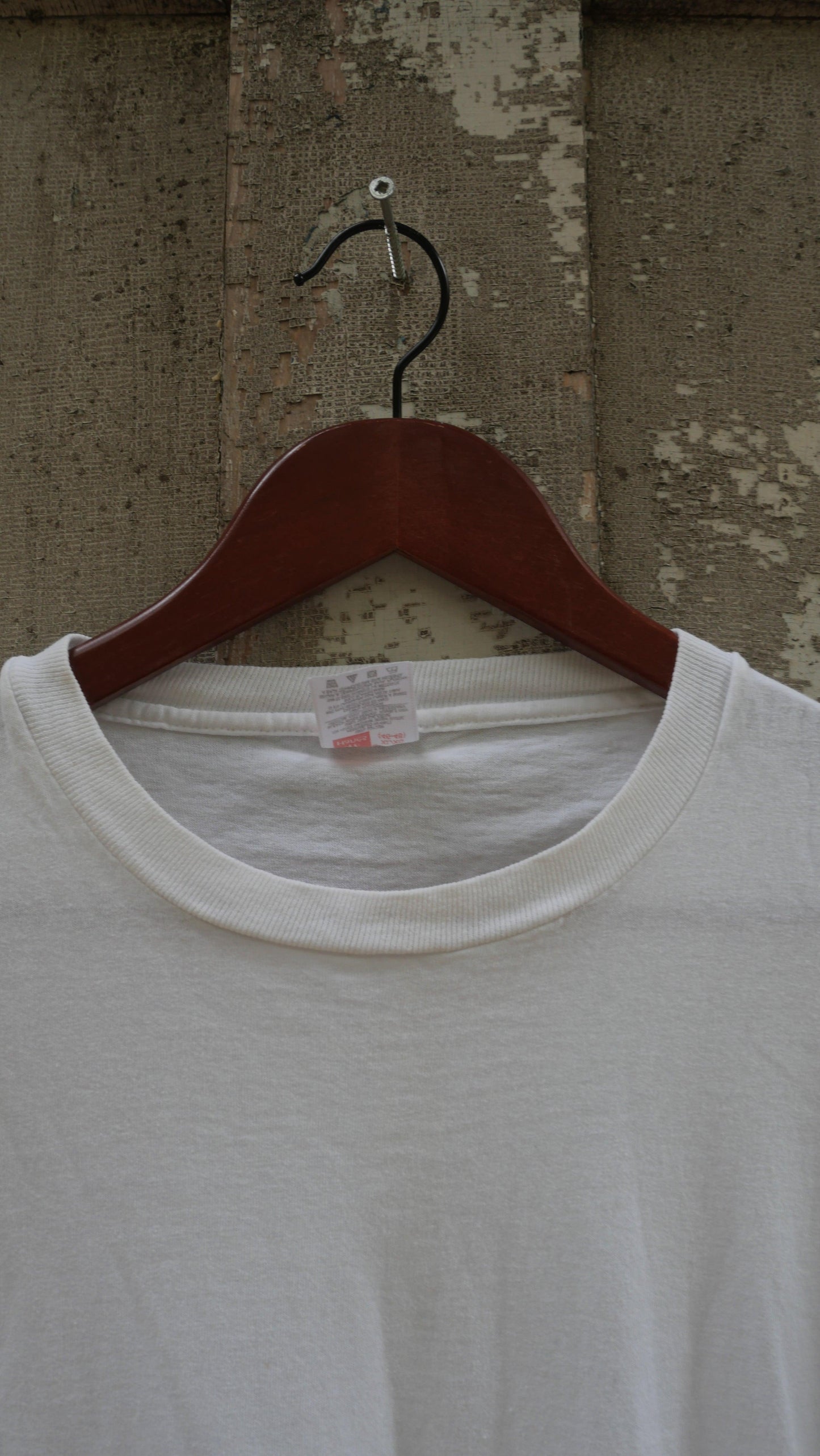 1990s Hanes White Tee | L