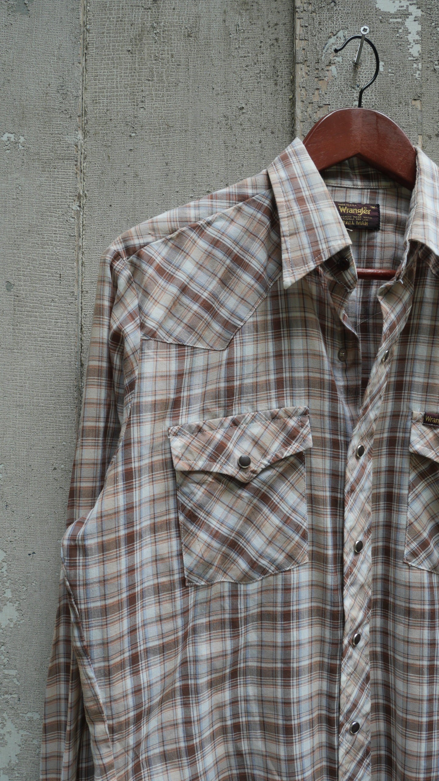 1980s Wrangler Pearl Snap | M