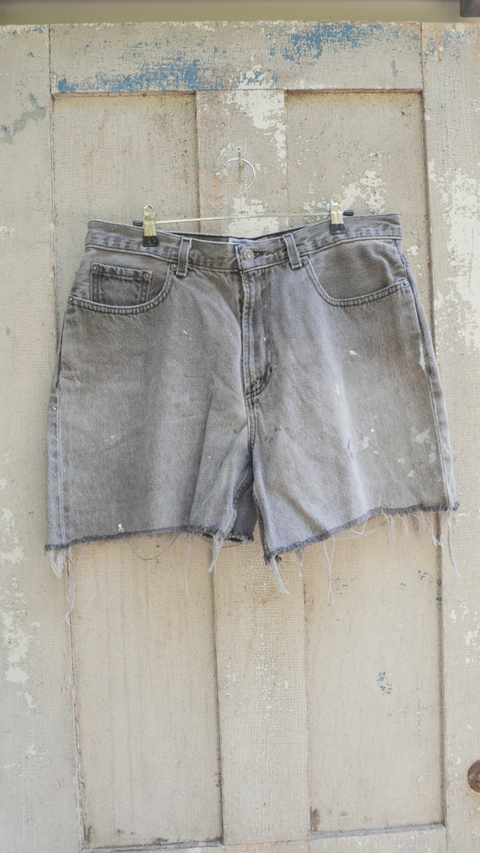 1990s Faded Black Jorts | 34