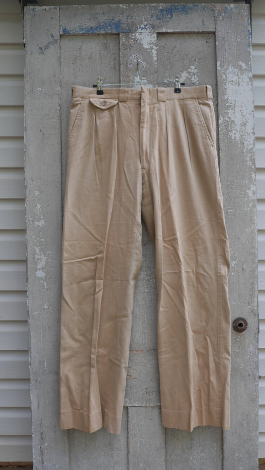 1990s Pleated Slacks | 36