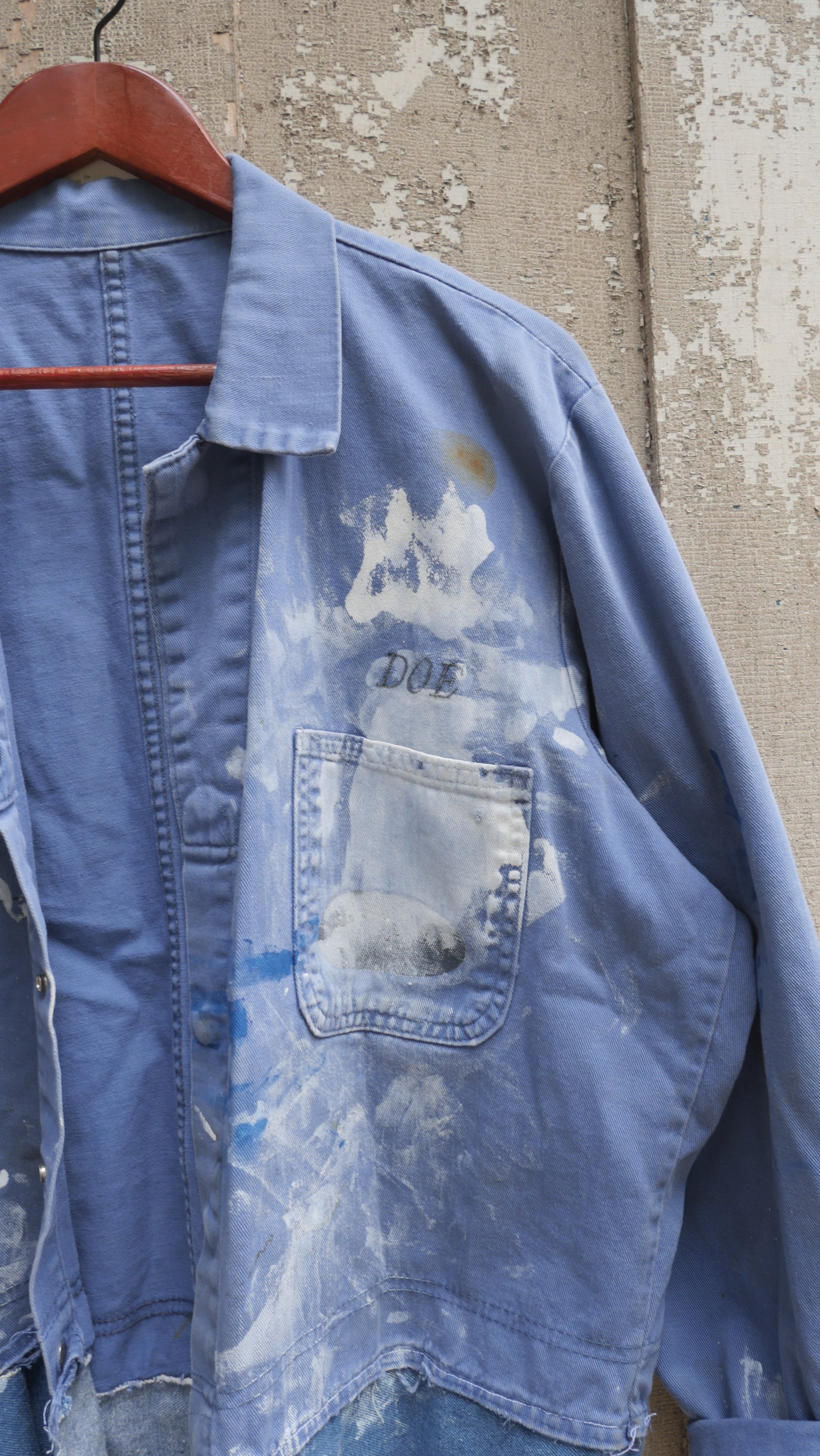 1980s Painted Chore Jacket | L