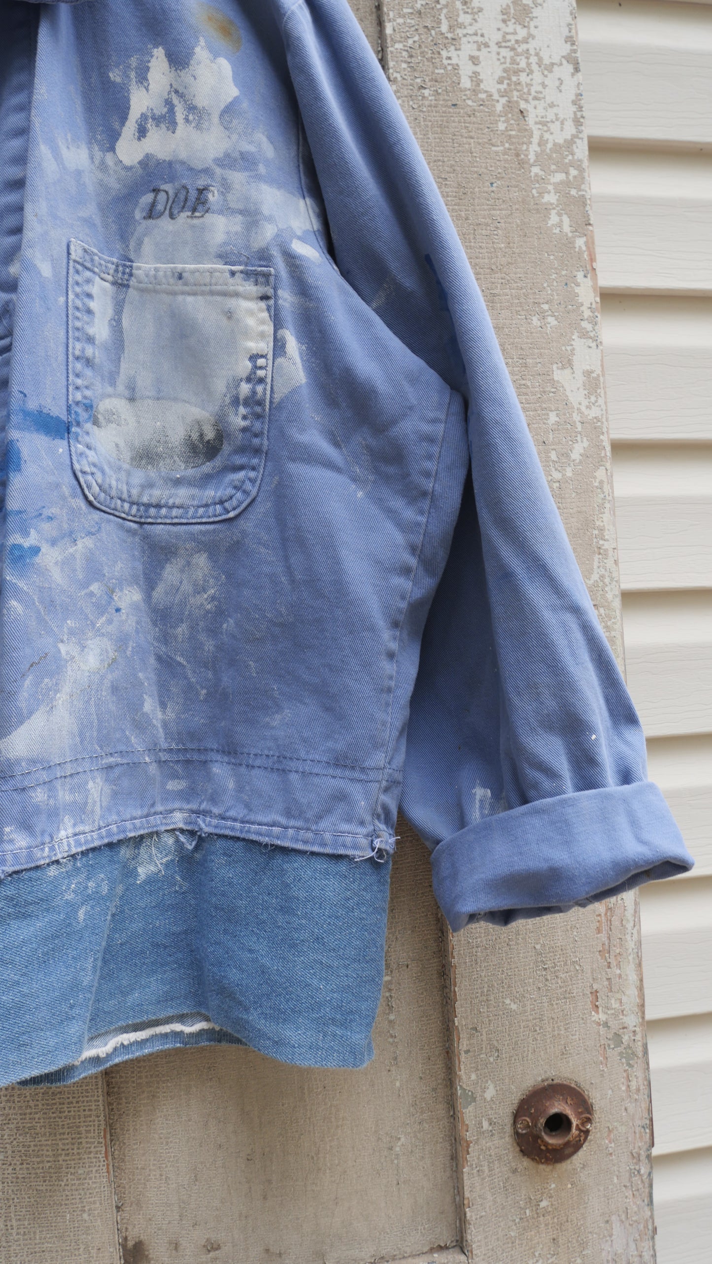 1980s Painted Chore Jacket | L