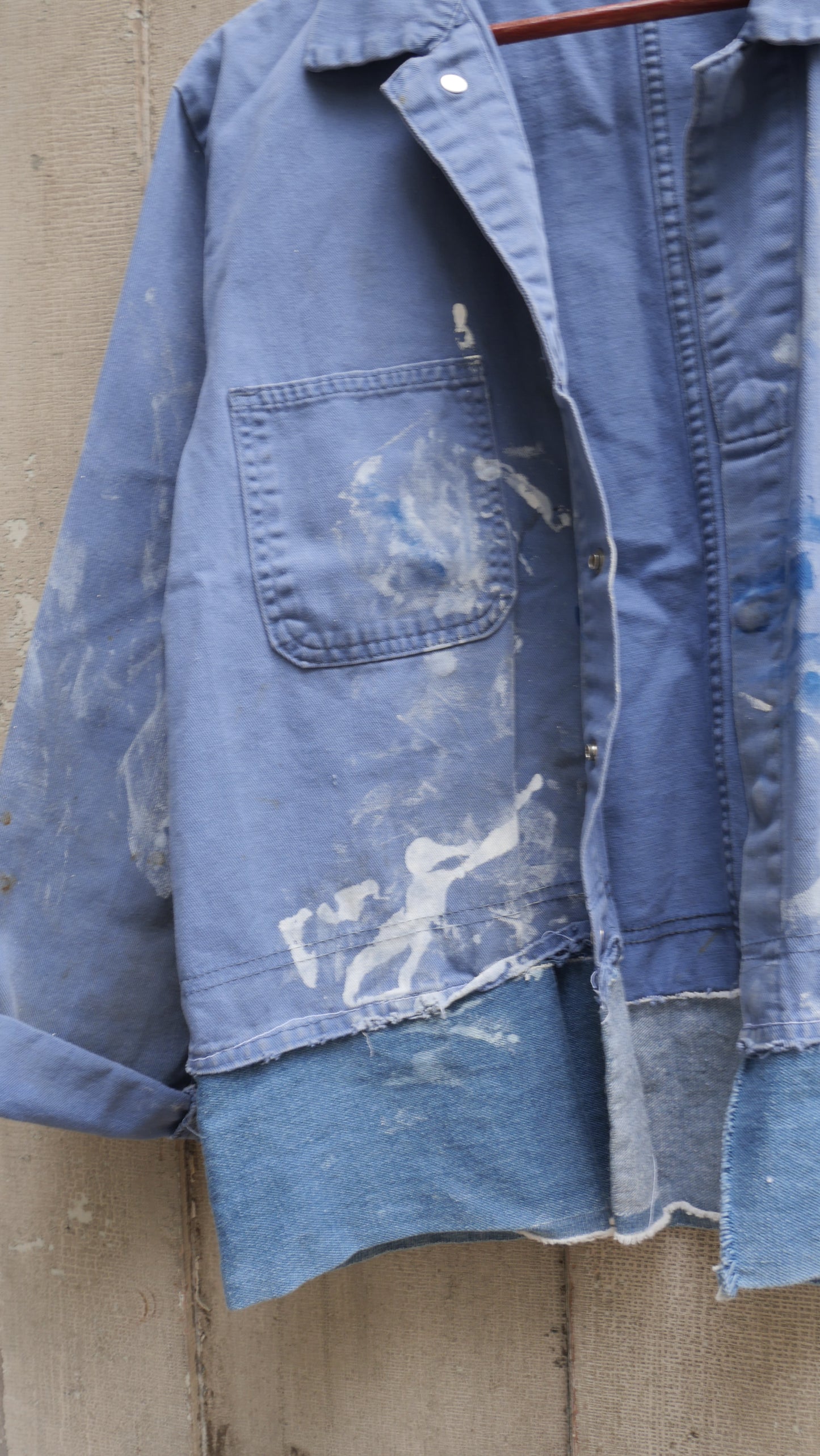 1980s Painted Chore Jacket | L