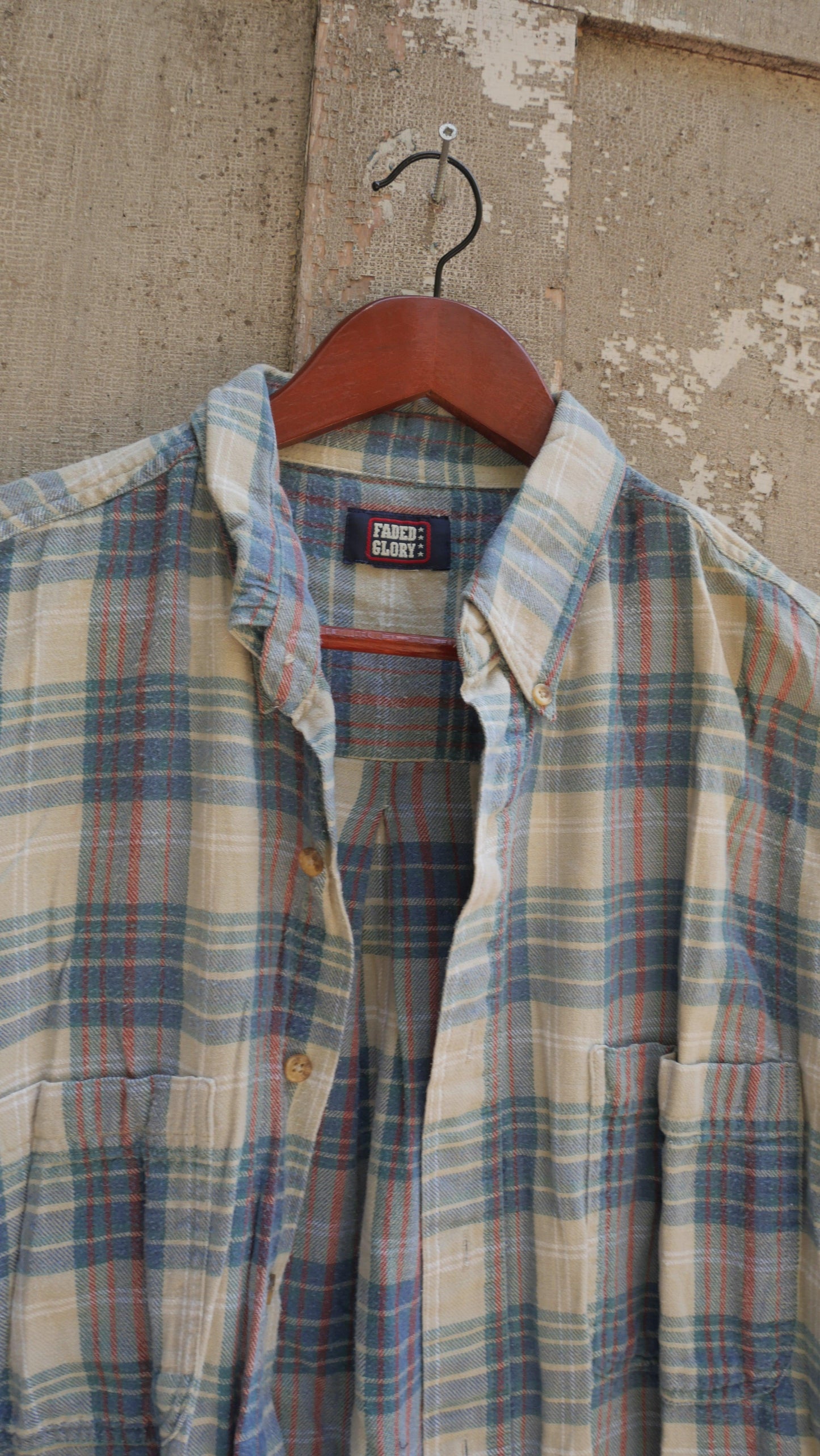 1990s Cotton Flannel | L