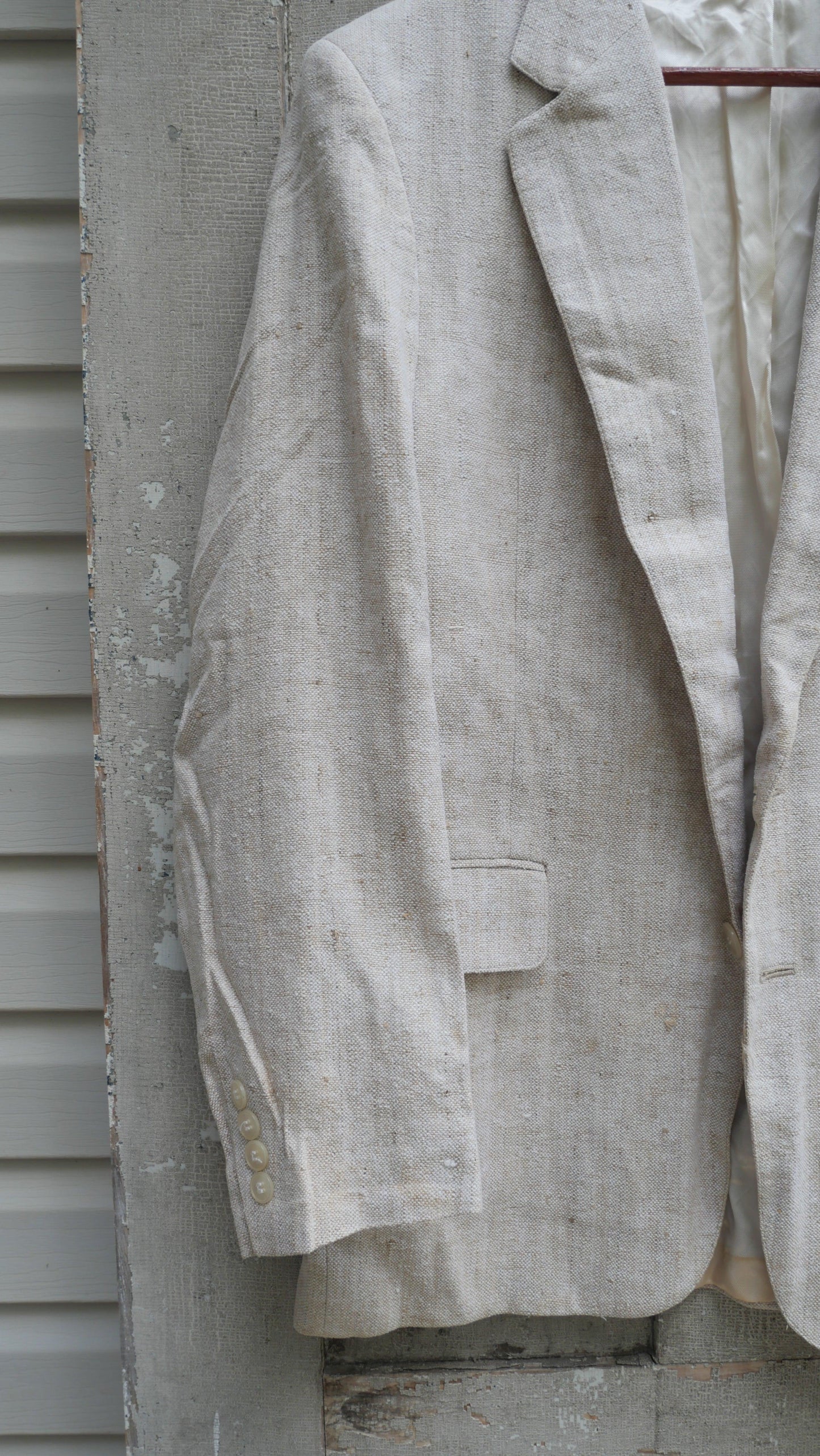 1990s Linen Blazer | L