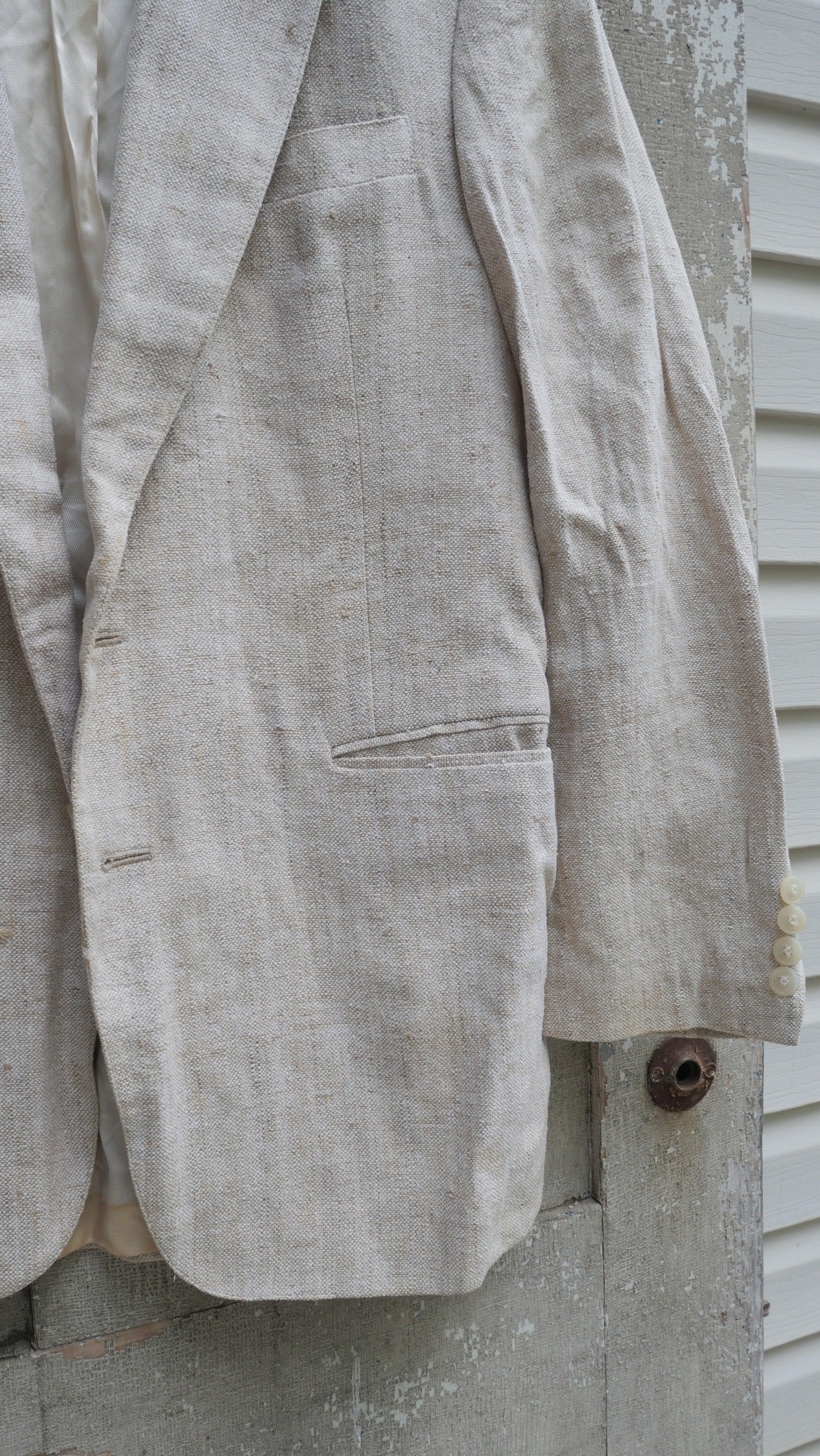 1990s Linen Blazer | L