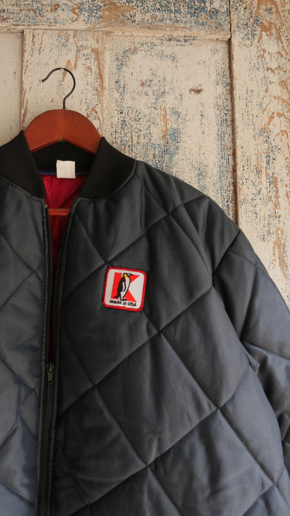 1990s Penguin Quilted Jacket | XL