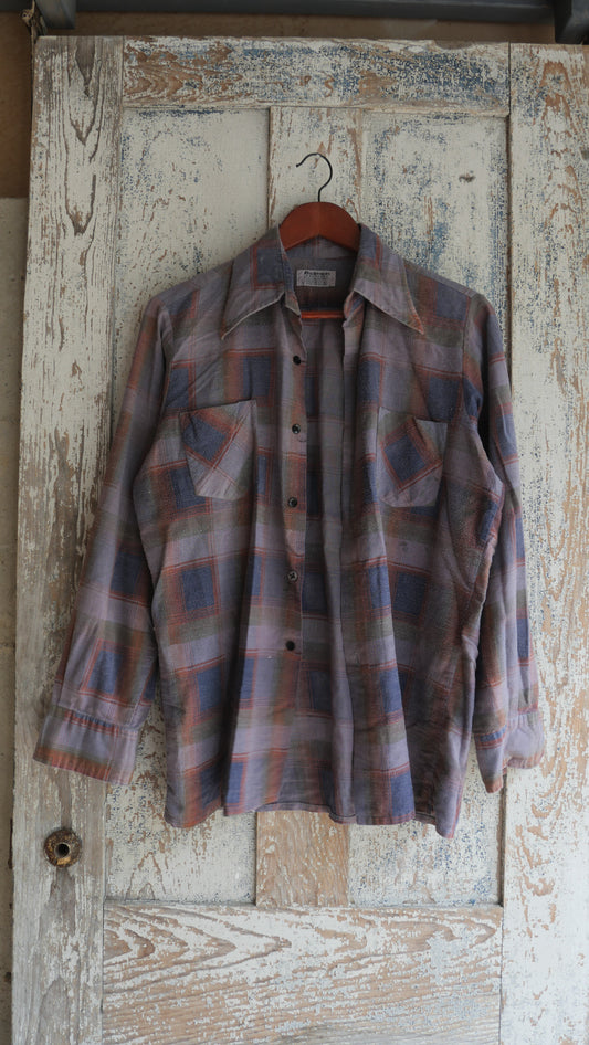 1970s Dyed Flannel | M