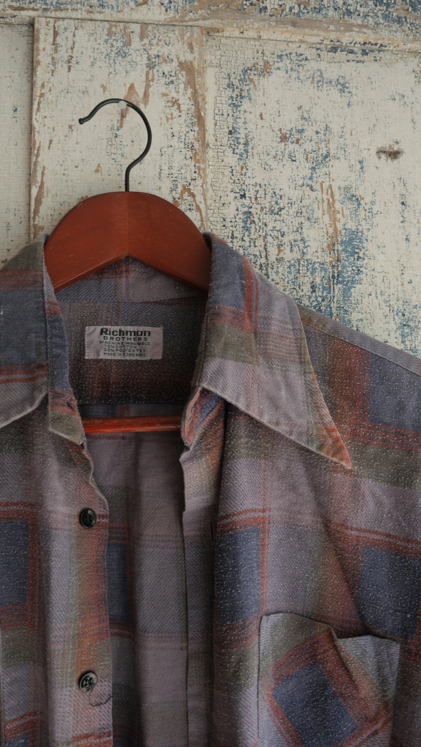 1970s Dyed Flannel | M