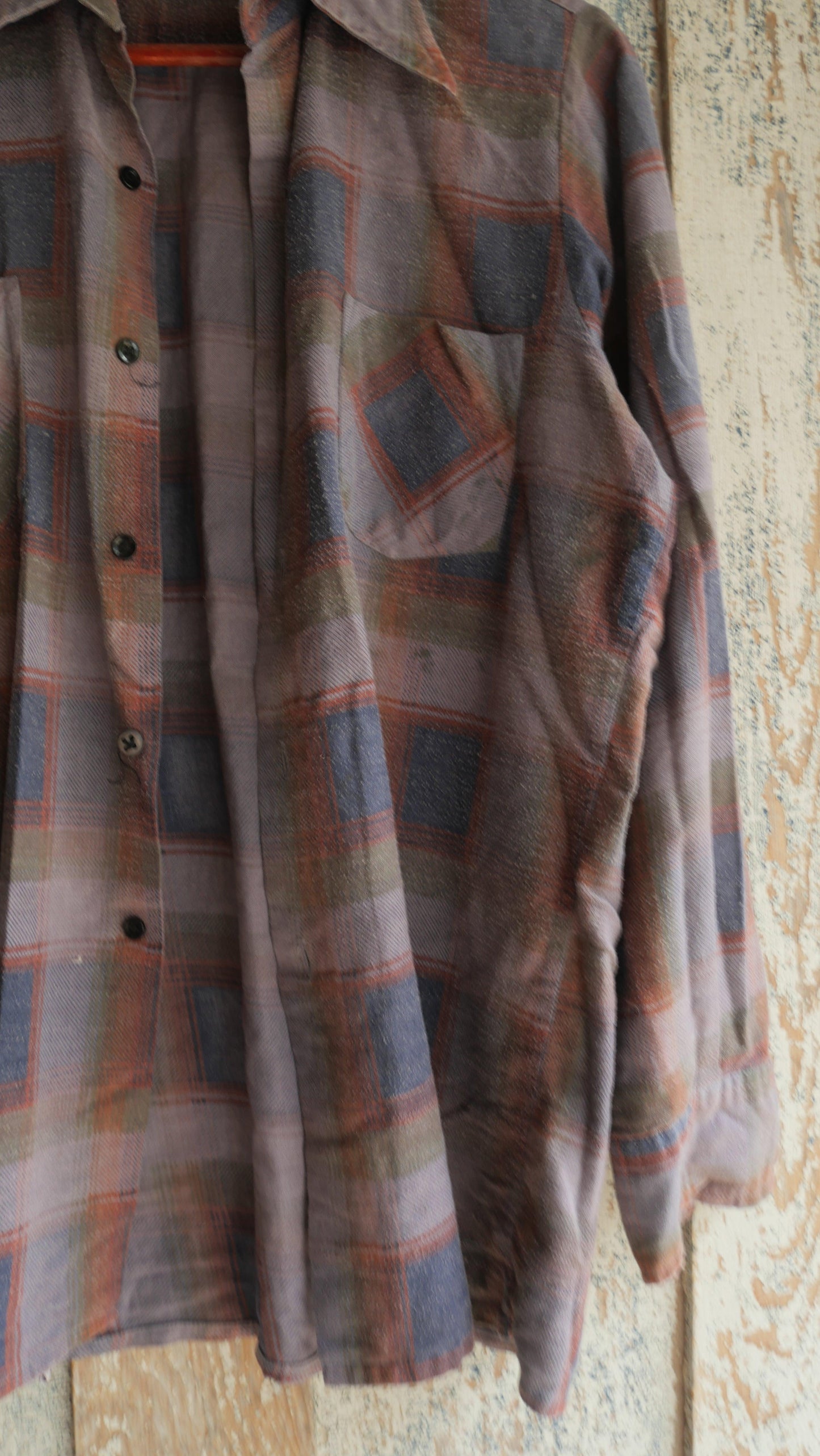 1970s Dyed Flannel | M