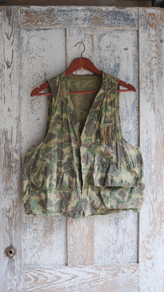 1970s Duck Camo Vest | M