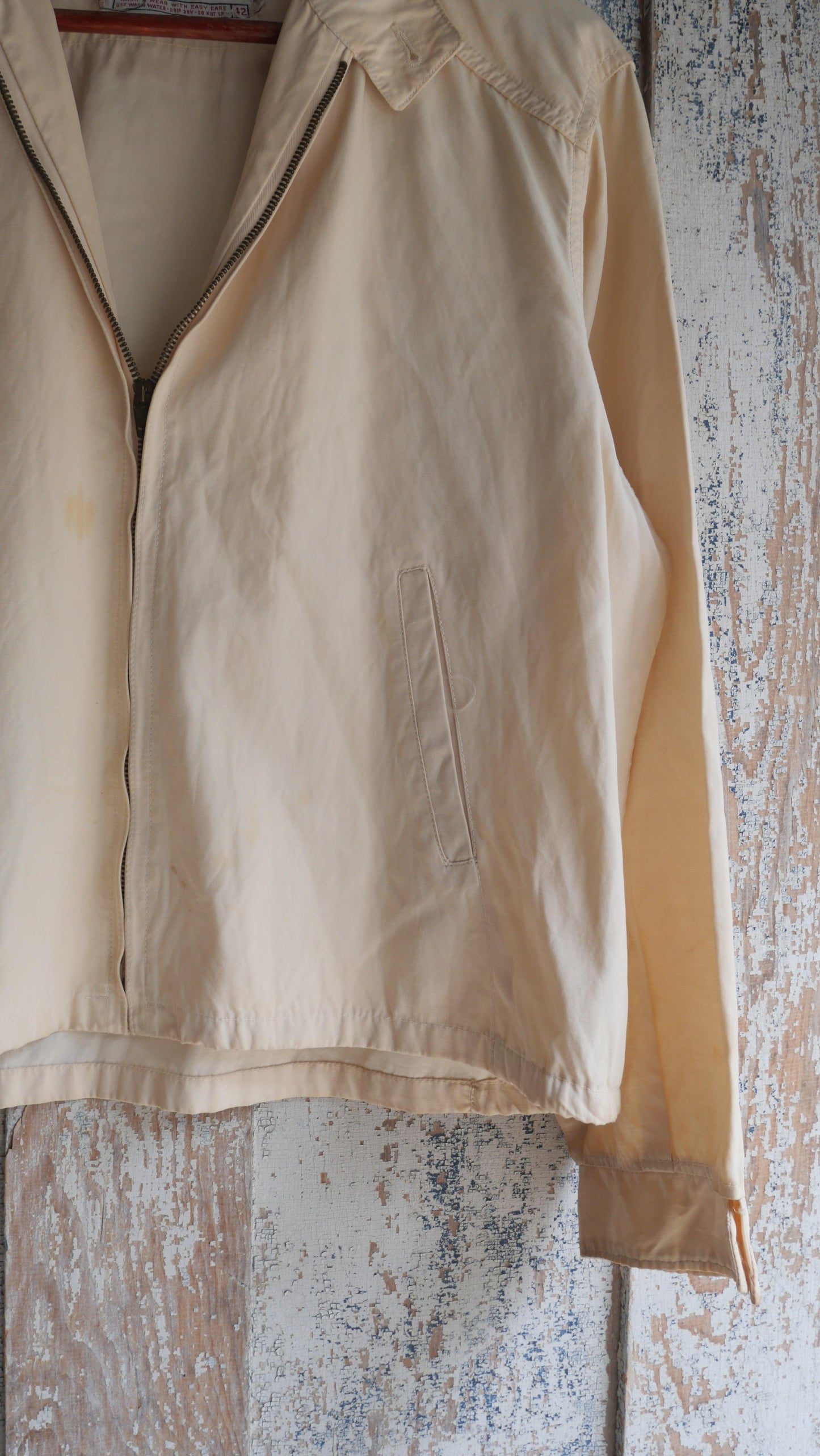 1950s Rayon Camp Jacket | M