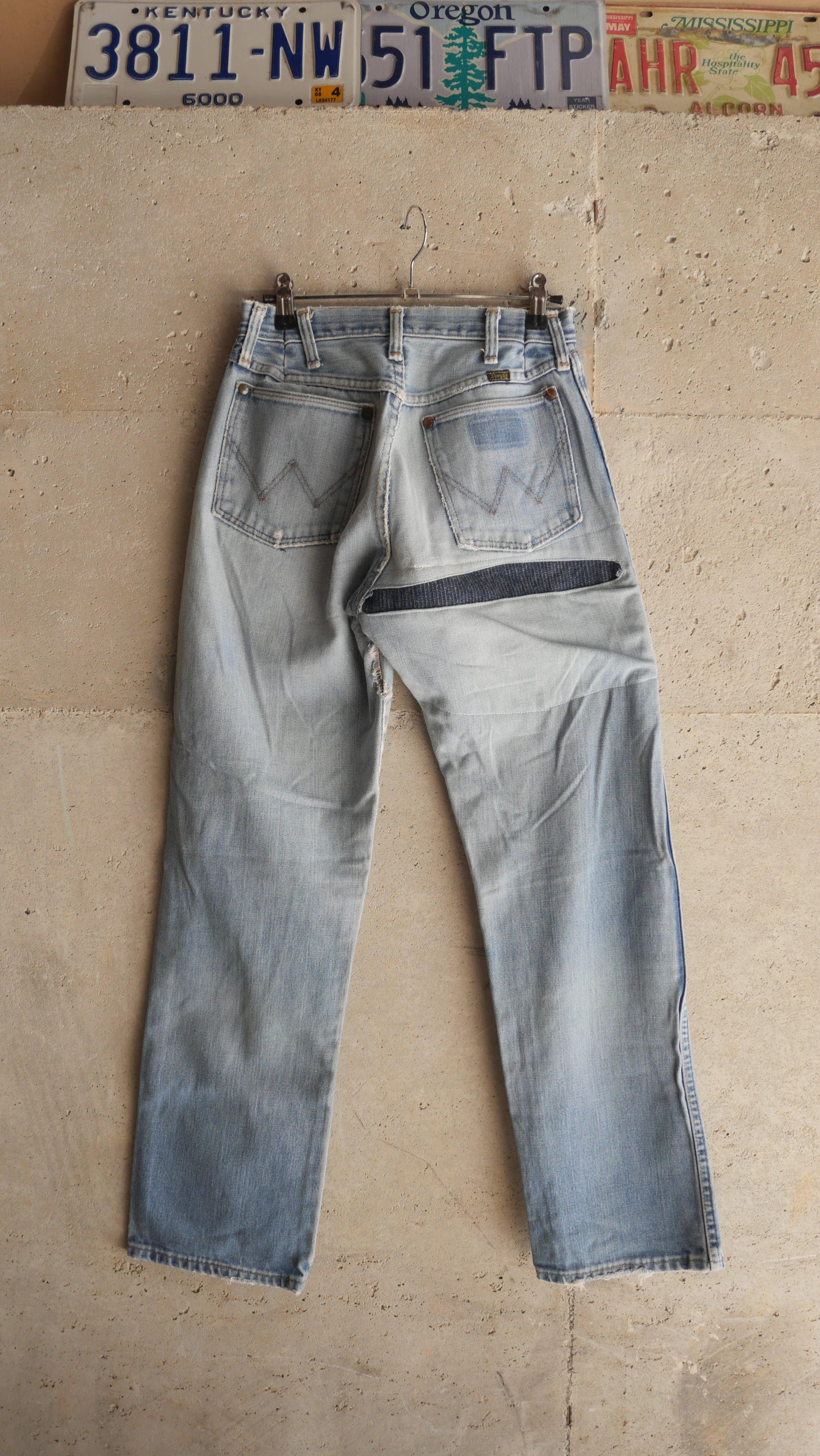 1970s Repaired Wrangler Denim | 26