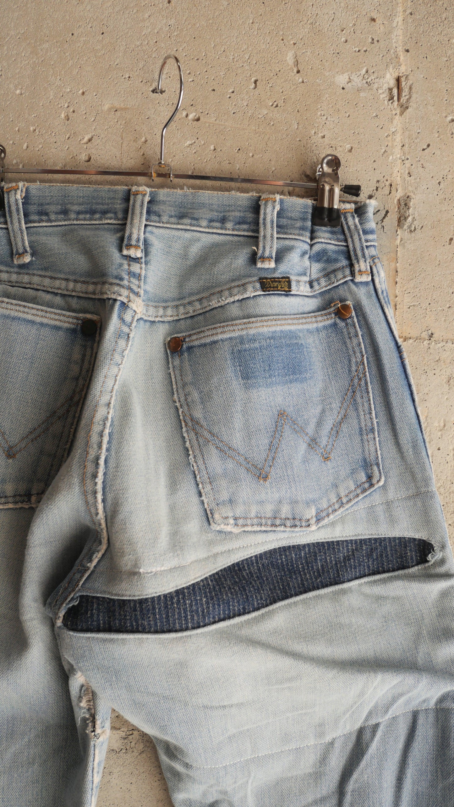 1970s Repaired Wrangler Denim | 26