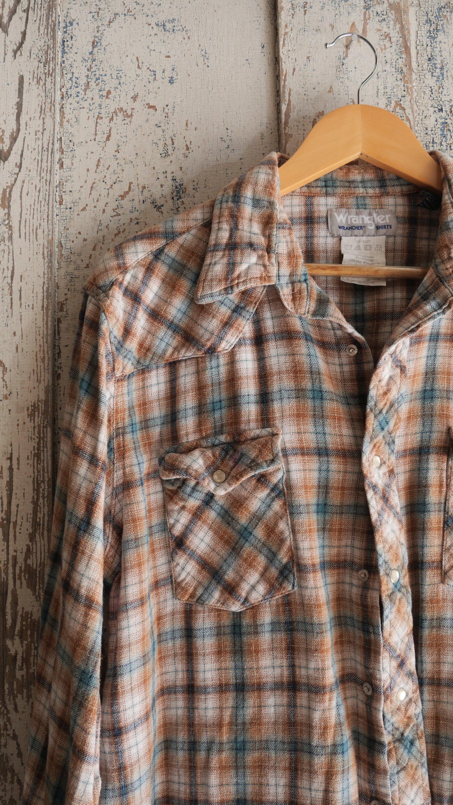 1990s Pearl Snap Flannel | L