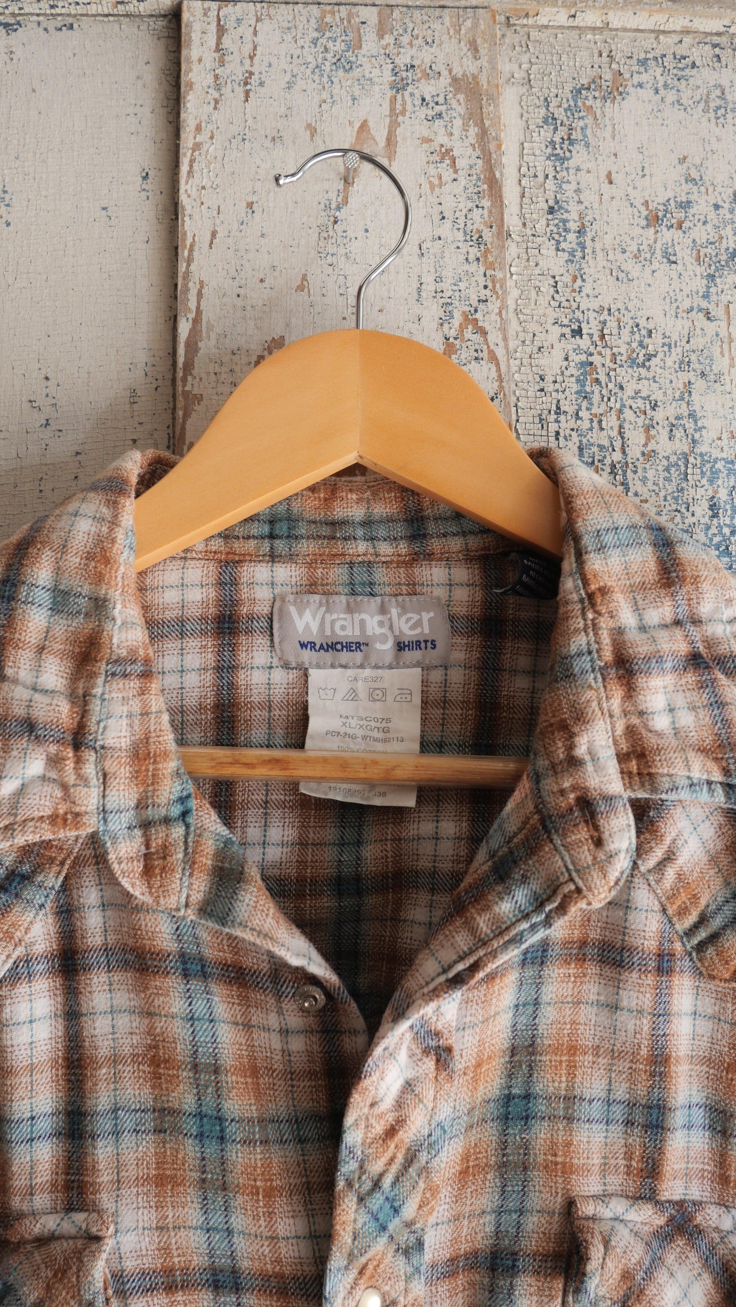 1990s Pearl Snap Flannel | L