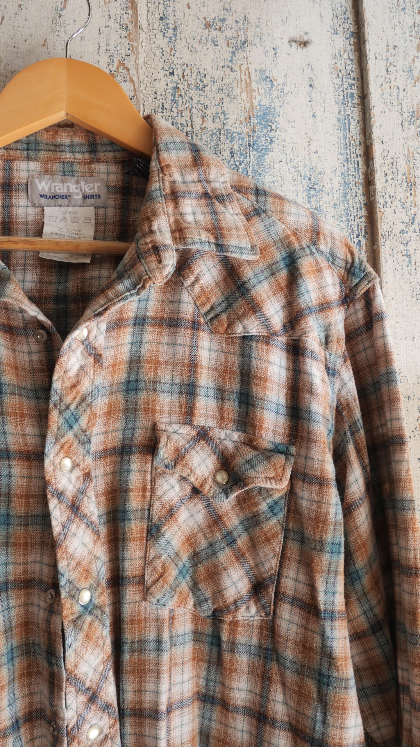 1990s Pearl Snap Flannel | L