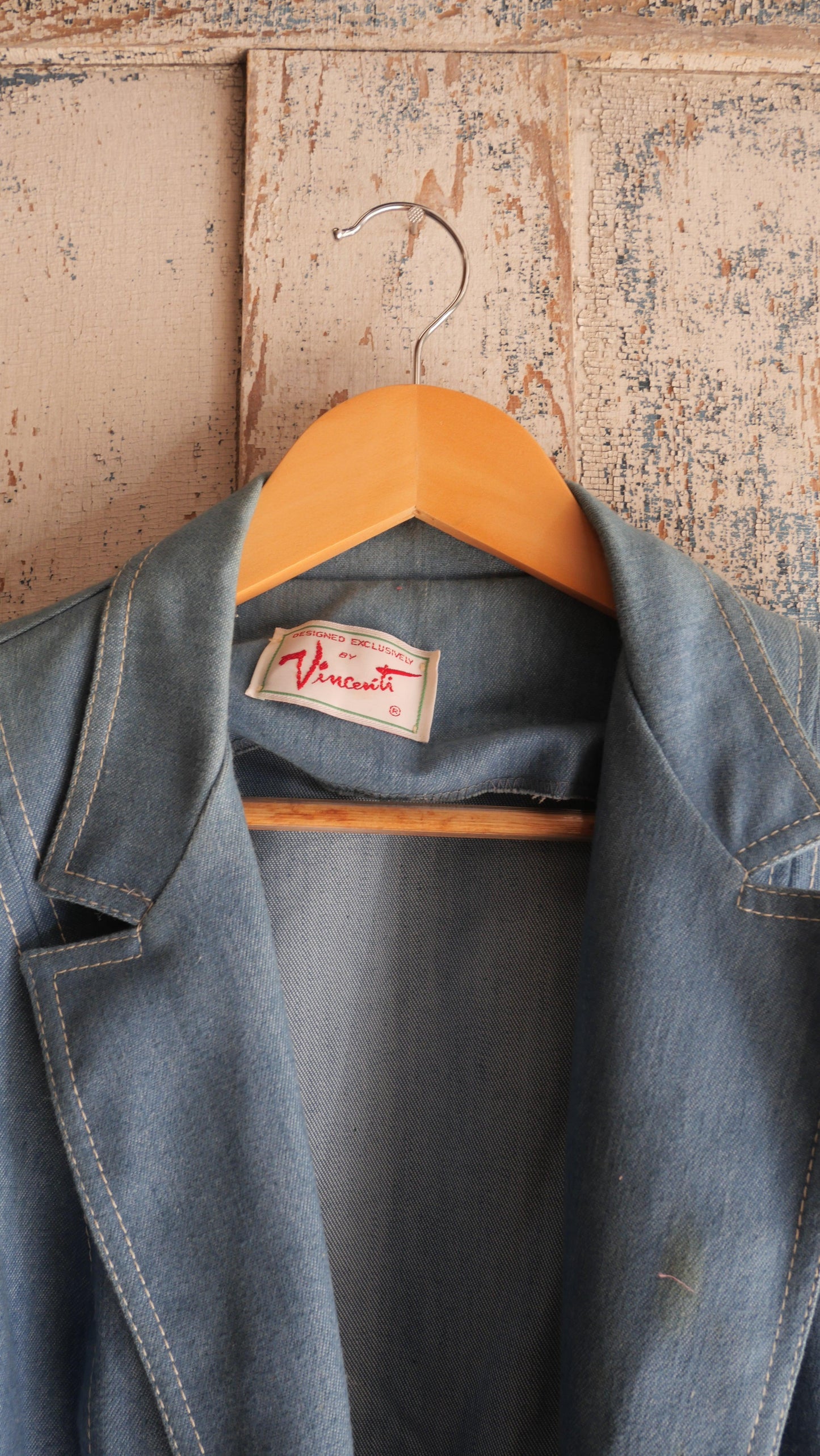 1970s Denim Blazer | M