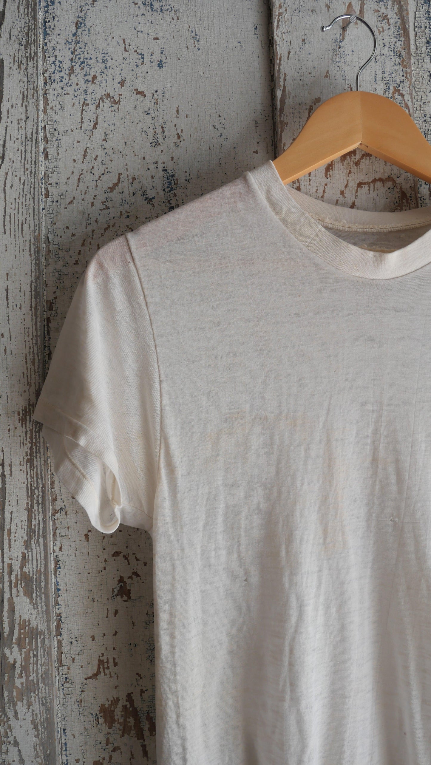 1970s Mini White Tee | M