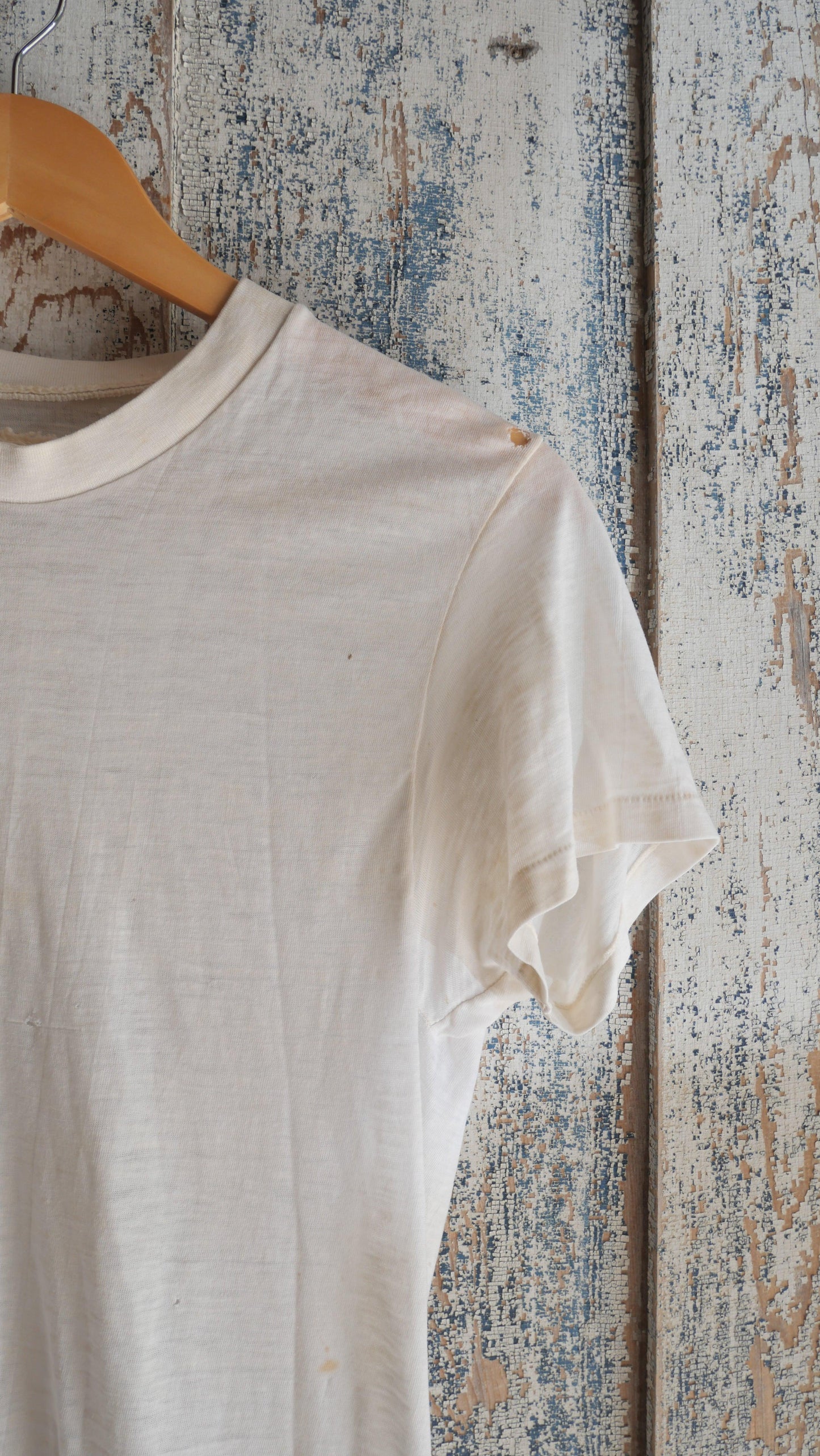 1970s Mini White Tee | M