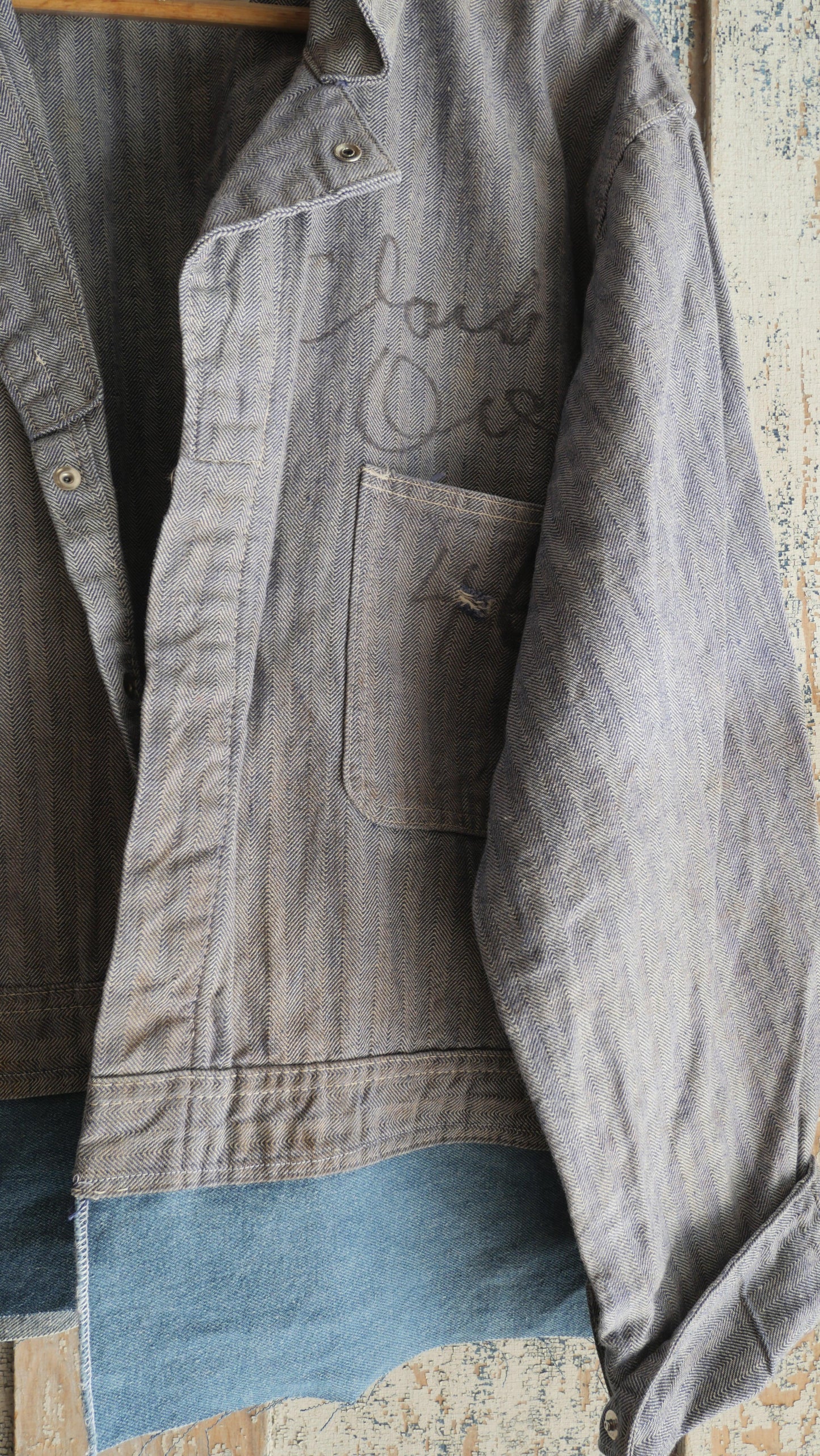 1980s Chopped Coveralls Jacket | L