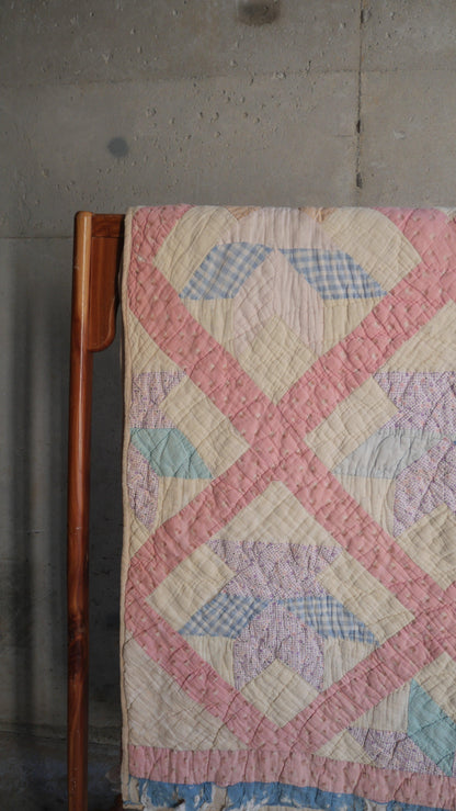 1960s Pink Quilt - Made to Order