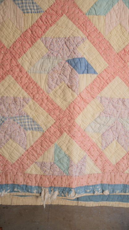 1960s Pink Quilt - Made to Order