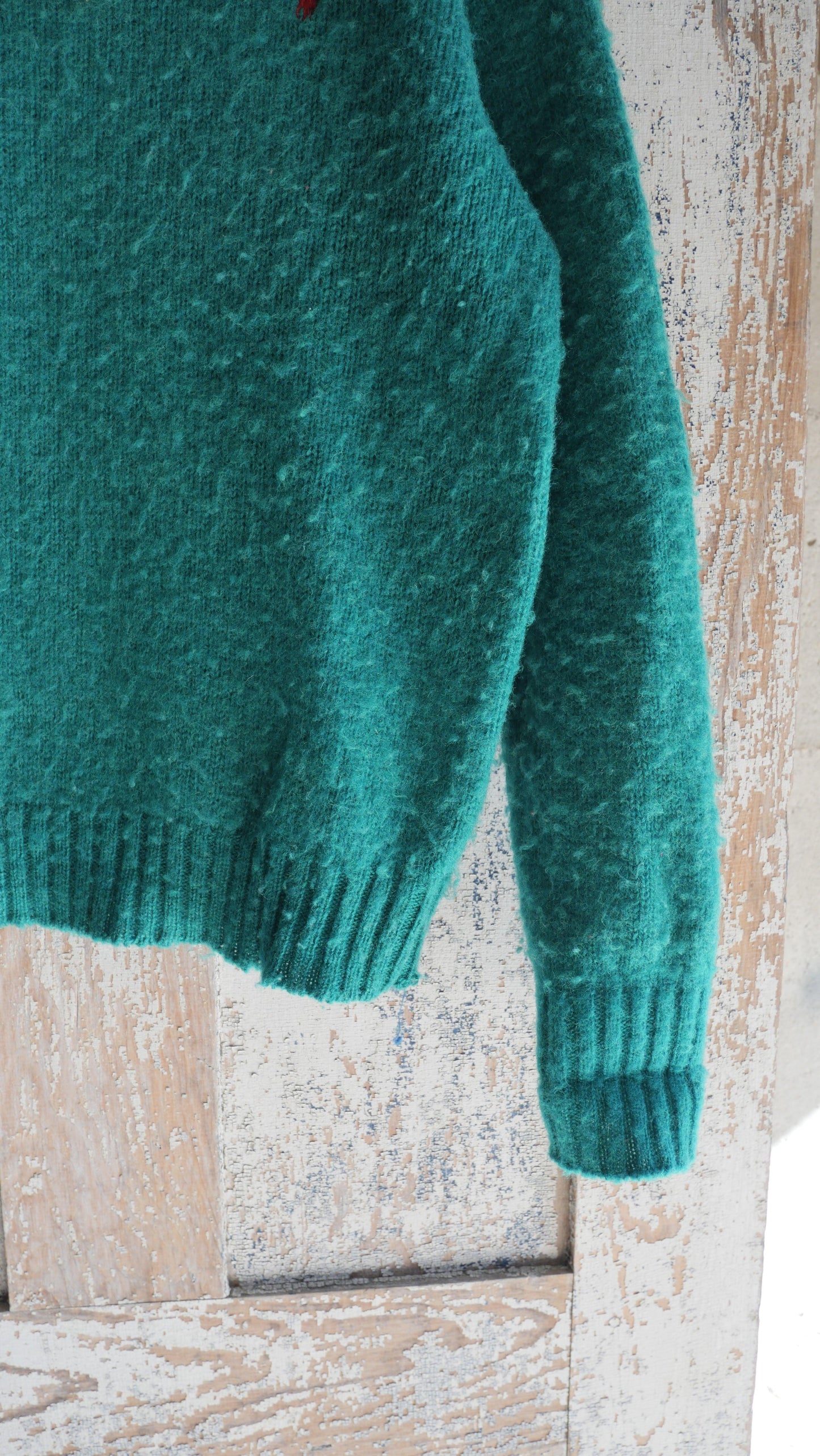 1990s Teal Polo Knit | M