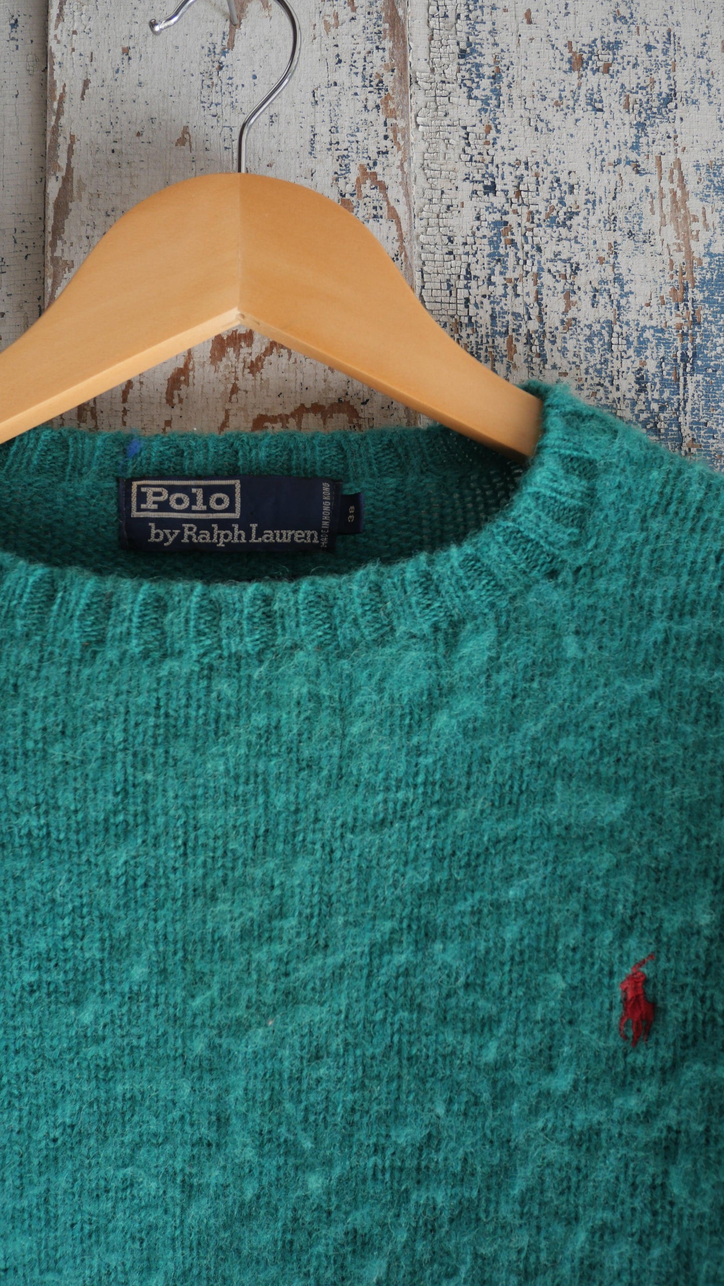 1990s Teal Polo Knit | M