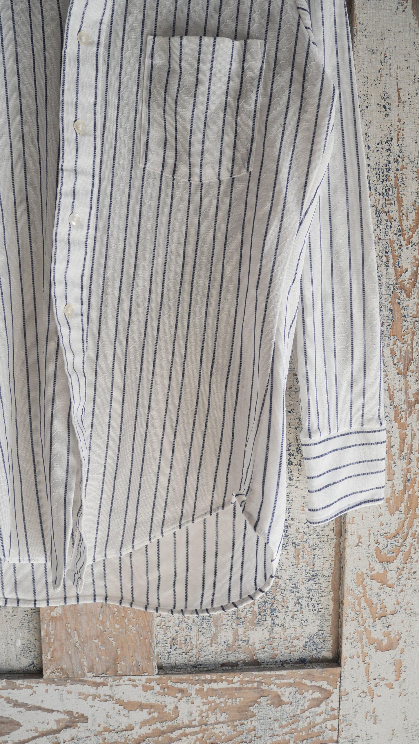 1970s Striped Shirt | M