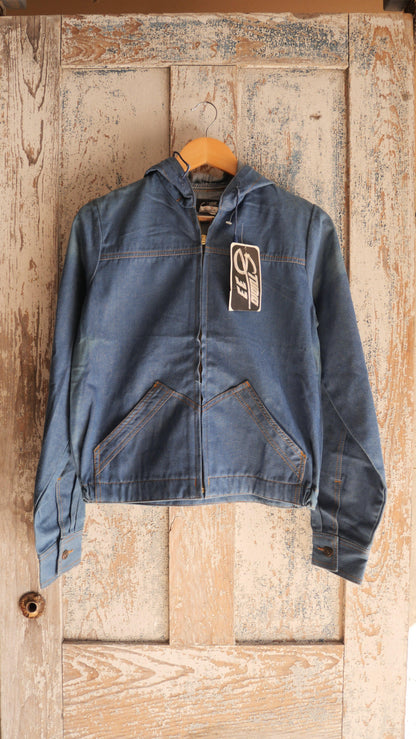 1970s Deadstock Denim Zip Up | S