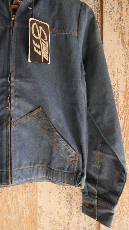 1970s Deadstock Denim Zip Up | S