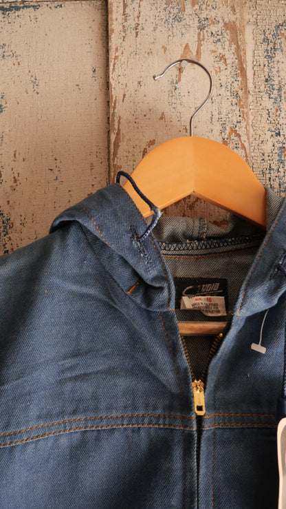 1970s Deadstock Denim Zip Up | S