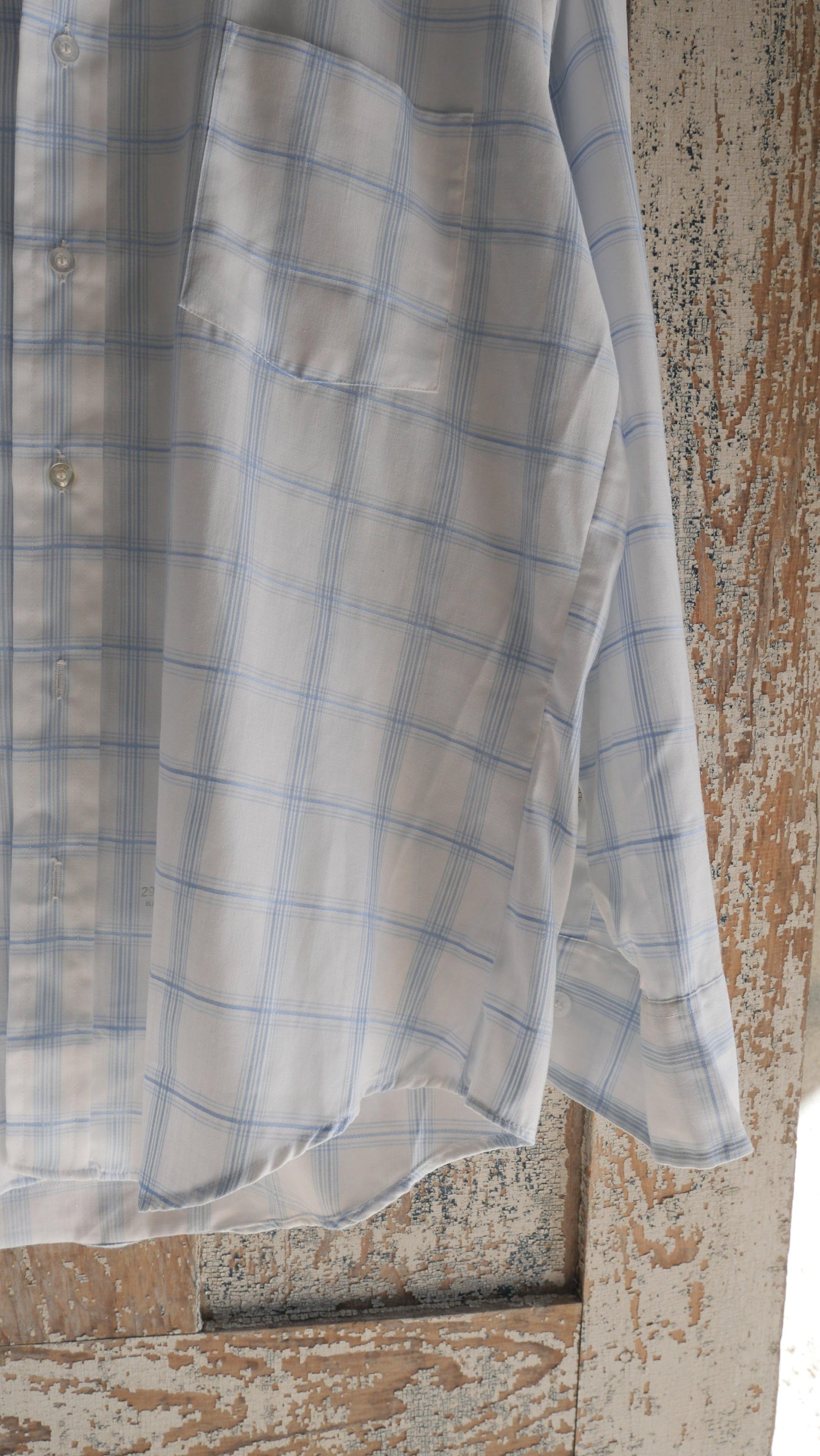 1970s Plaid Shirt | L