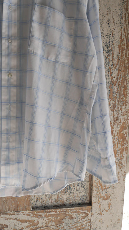1970s Plaid Shirt | L
