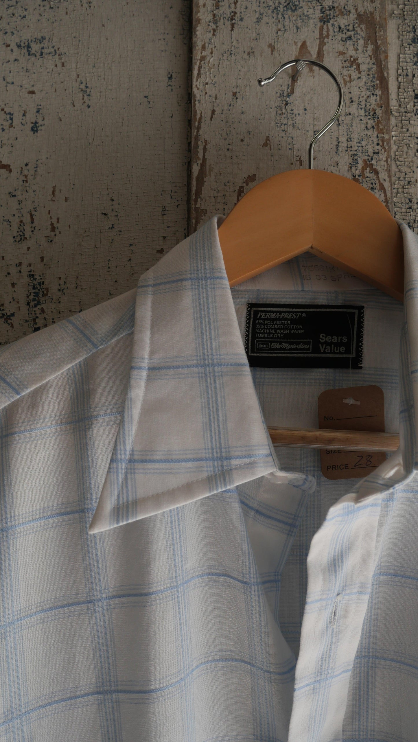 1970s Plaid Shirt | L