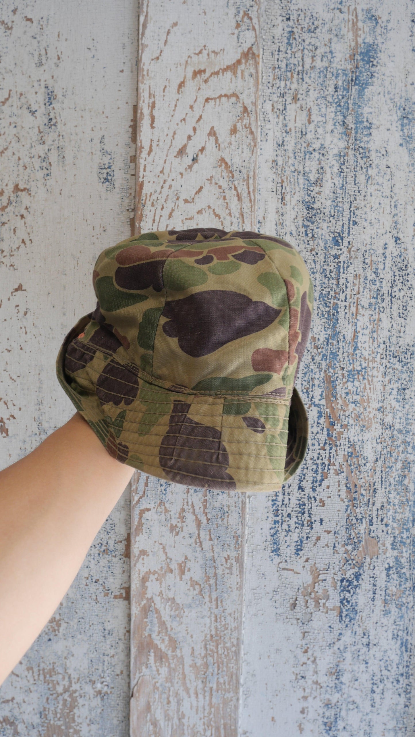 1960s Duck Camo Hunting Hat