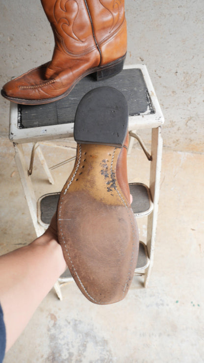 1980s Wrangler Top Stitch Cowboy Boots | 10