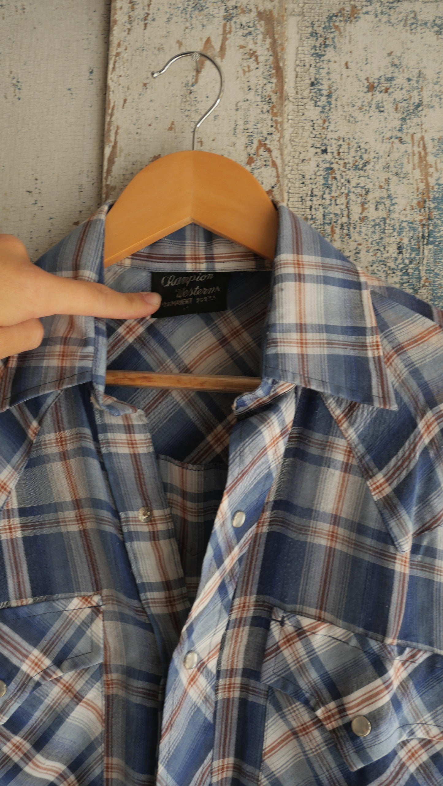 1980s Short Sleeve Pearl Snap | M