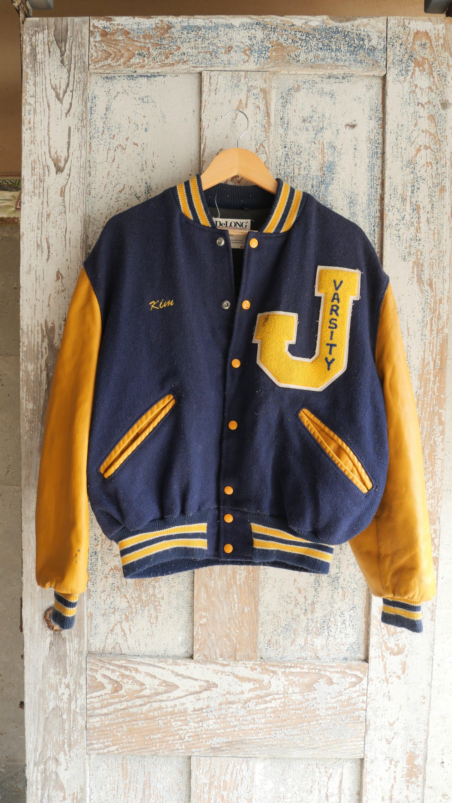 1990s Boxy Varsity Jacket | L