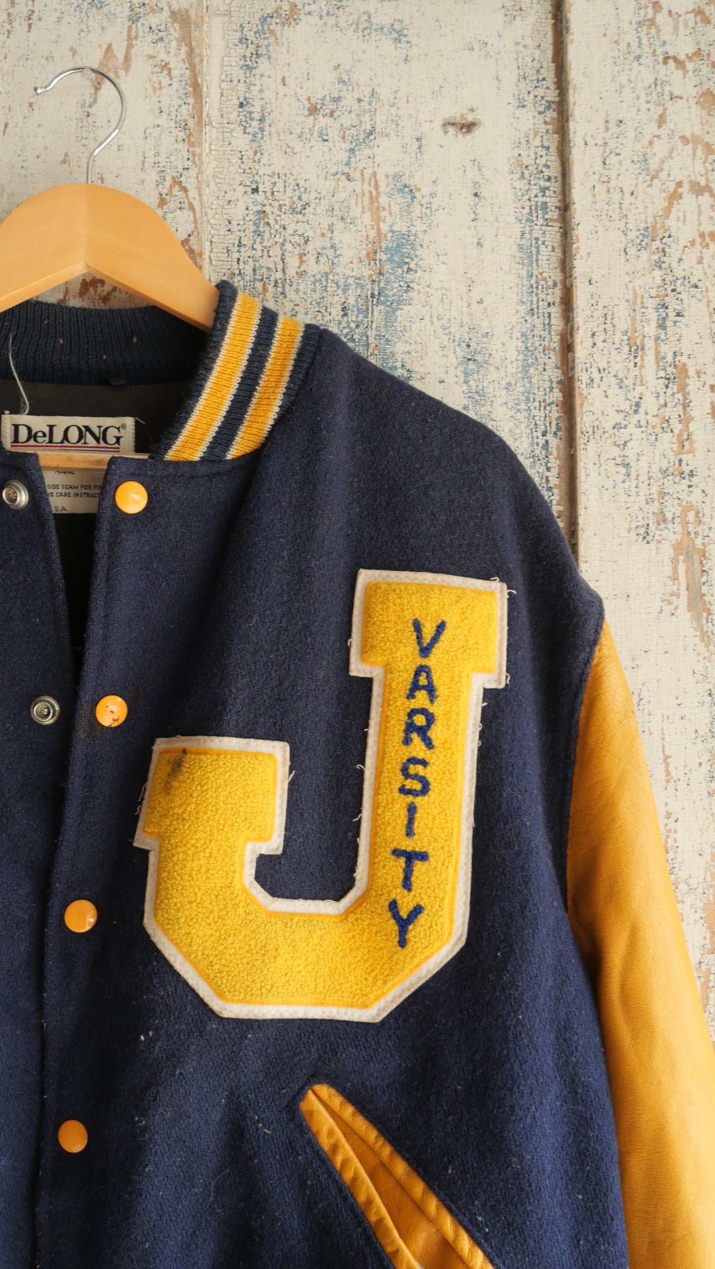 1990s Boxy Varsity Jacket | L