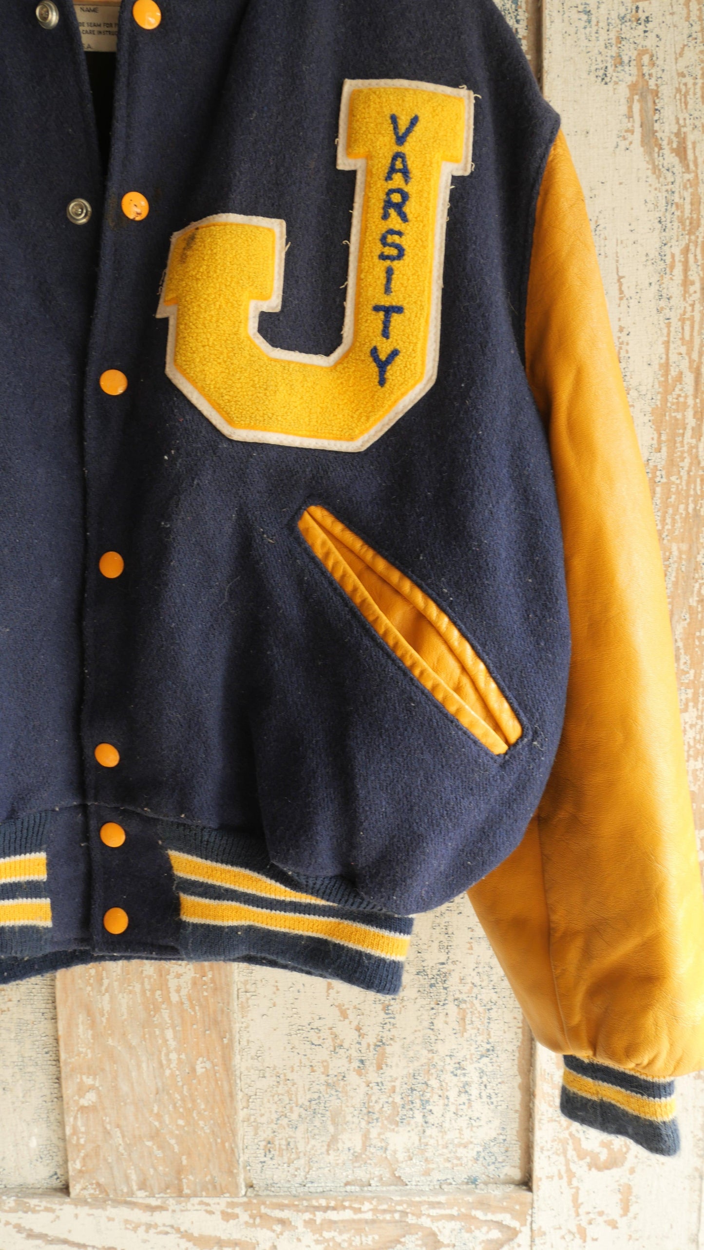 1990s Boxy Varsity Jacket | L